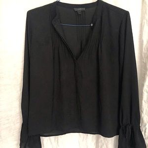 J Crew Sheer Pirate Blouse